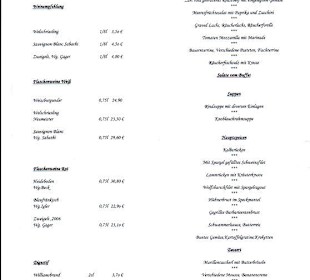 Speisekarte