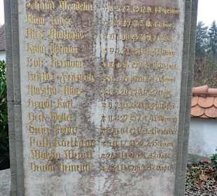 Friedhof Gedenktafeln