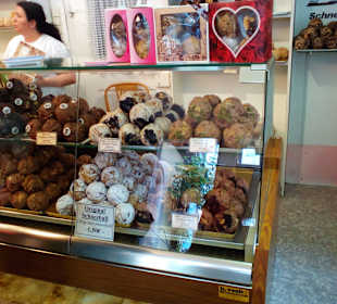 Diller Schneeballen Shop in Rothenburg o.d. Tauber