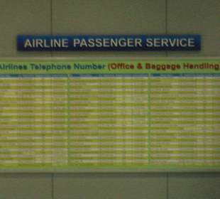 Airline Telefonnummer