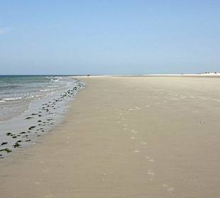 "Weg" zu  den Nebeler Strandhütten in den Vordünen