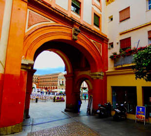 Eingang Plaza de la Corredera