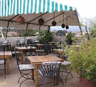 Dachterrasse des Kindoroko Hotels 2
