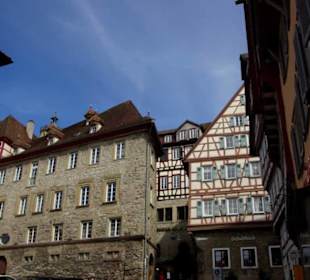 Blick Richtung Kirche St. Michael