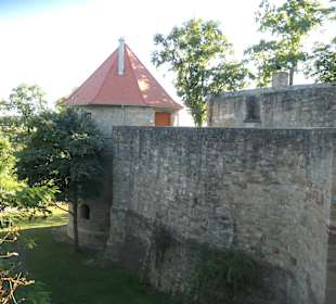 Burgruine oberhalb von Königsberg in Bayern