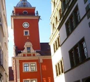 Das historische rote Rathaus