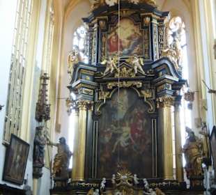 Der Hauptaltar in St. Veit in Iphofen