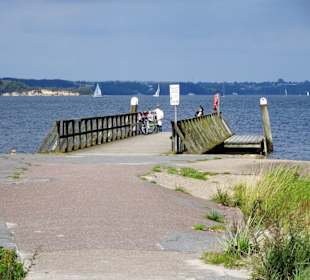 Die Seebrücke am Strandbad Solitüde