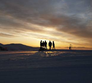 Sonnenaufgang in den Bergen