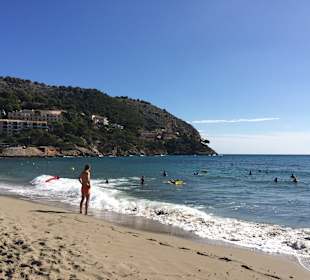 Strand vor dem Hotel