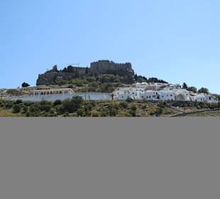 Blick auf Lindos