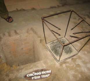 Eine Fallenart in Cu Chi.