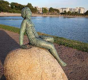 Skulptur am Öresund