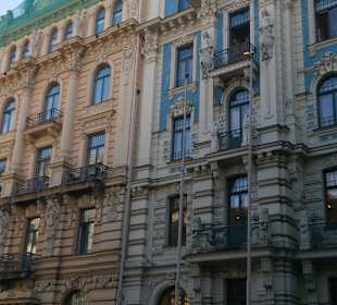 Eines der zahlreichen Jugendstilhäuser