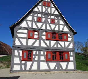Altes Weinbauernhaus im Freilandmuseum