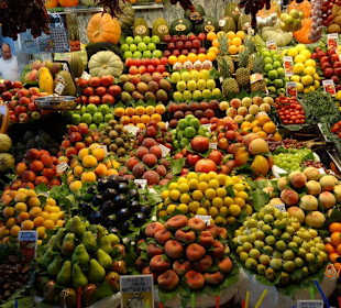 Barcelona targowisko La Rambla