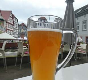 Zum Abendessen bei Le Piccole Gioie am Marktplatz