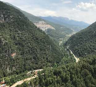 Ein Tal in Taurusgebirge in der Nähe von Alanya