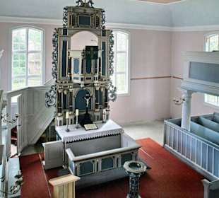 Blick von der Orgelempore Altarraum