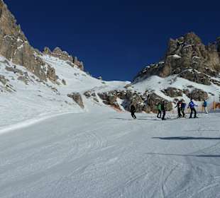 Skifahren am Lagazuoi