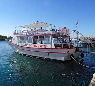 Unser Boot zur Hafenrundfahrt