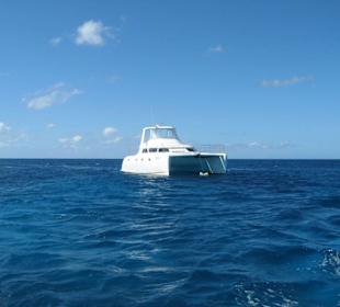 Katamaran für Ausflug Saona Deluxe