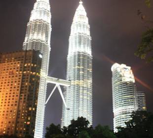 Twin Tower by night