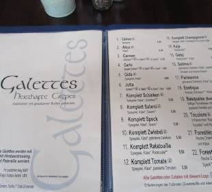 Speisekarte
