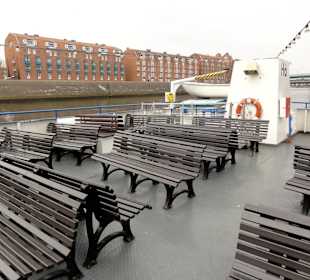 Sitzplätze auf dem Oberdeck