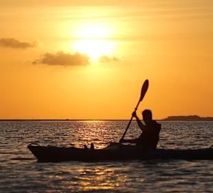 Sonnenuntergang über den Keys