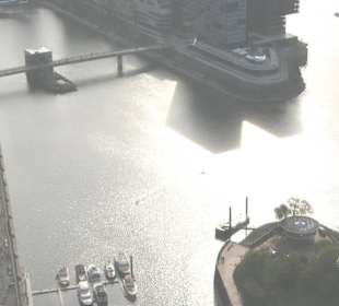 Blick auf den Medienhafen