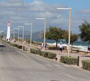 Die Strandpromenade