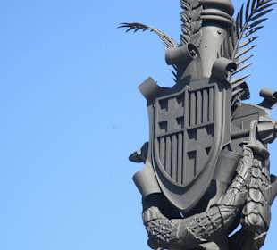 Details Straßenlaterne mit Wappen