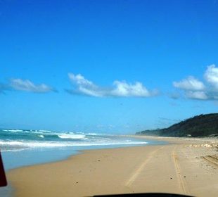 Fahren am 75-Miles-Beach