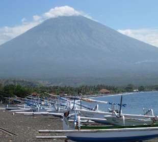 Mount Agung im Osten Balis