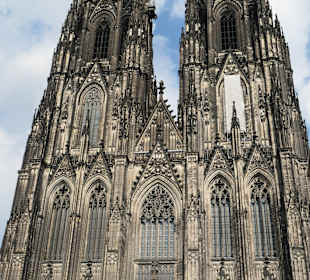 Blick von der Terrasse vom Café Reichard zum Dom