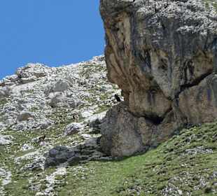 Auf dem Weg zur Rotwandhütte