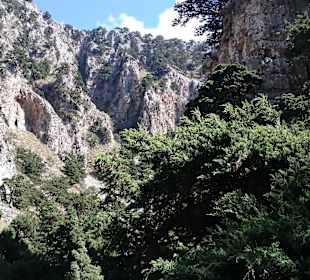 Wanderung durch die Imbros Schlucht
