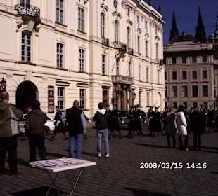 Wachablösung vor dem Parlament