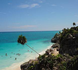 Der Strand von Tulum