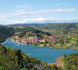 Blick auf den Hafen