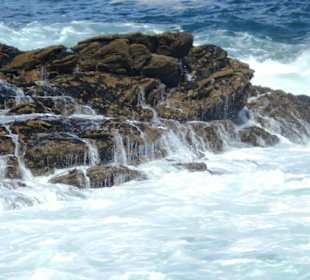 Fahrt entlang der Küste