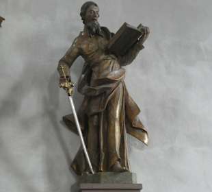 Paulus in der Kirche St. Peter und Paul, Gemünden