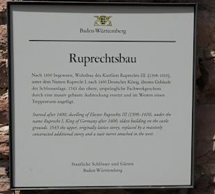 INFO-Tafel am Rupprechtsbau