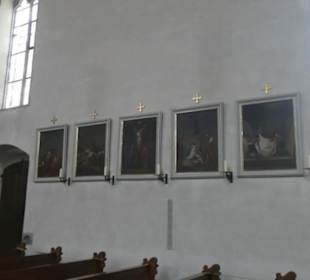 Die kath. Kirche von Escherndorf am Main