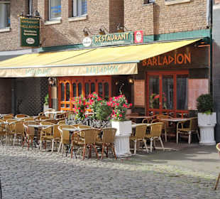 Außenansicht des Restaurant Palladion