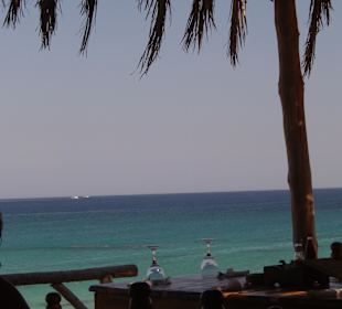 Ausblick beim Essen auf Mahmya