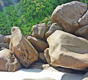 Unzählige Granatformationen 