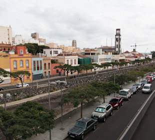 Вид на старый город с эстакады