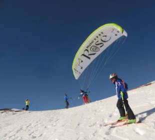 Wir starten im Winter mit oder ohne Skier